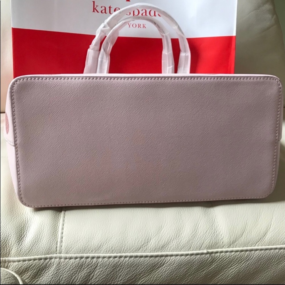 NWT KATE SPADE HANI HAVEN LANE POLKA DOT LARGE BAG - Picture 6 of 8